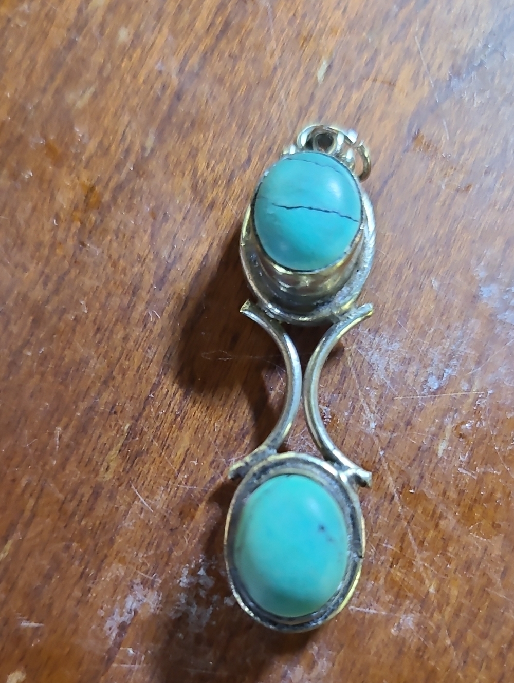 Navajo-inspired Sterling Silver Pendant